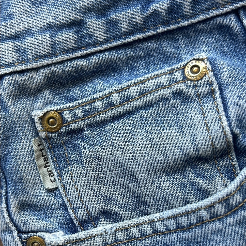 Carhartt vintage Straight Light Blue Men's Jeans ! 40x32 - Picture 2 of 12